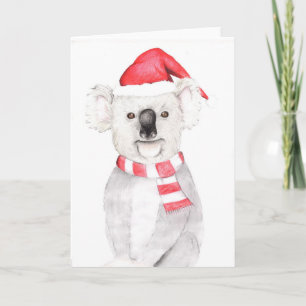 Koala Christmas Card