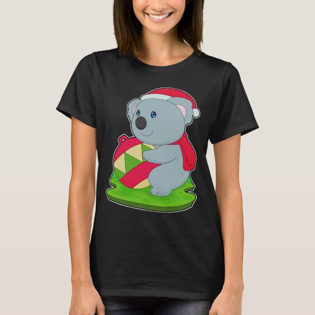 Koala Christmas Christmas bell T-Shirt (Front)