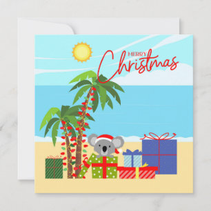 Koala Christmas Presents Card