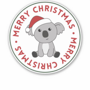 Koala Christmas Snow Winter Animals Koalas