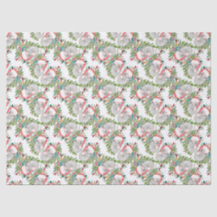 Koala Christmas White Wrapping Paper