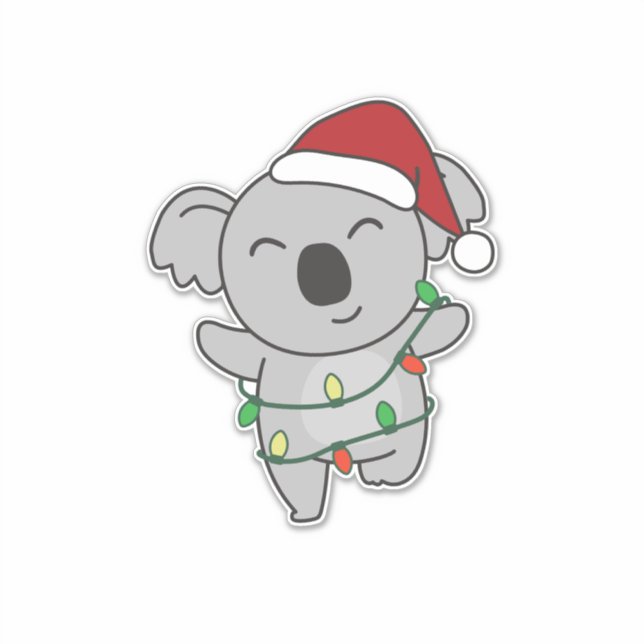 Koala Christmas Winter Animals Koalas (Front)