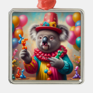 Koala Clown Metal Tree Decoration