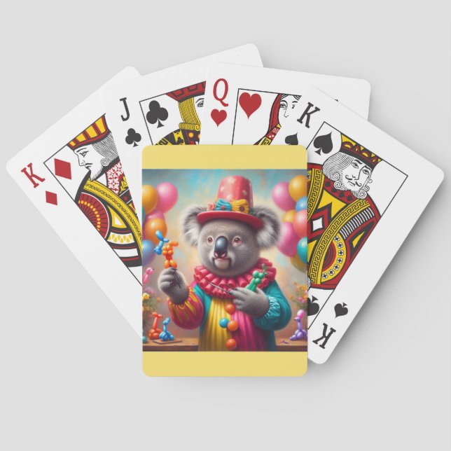 Koala Clown Playing Cards (Back)