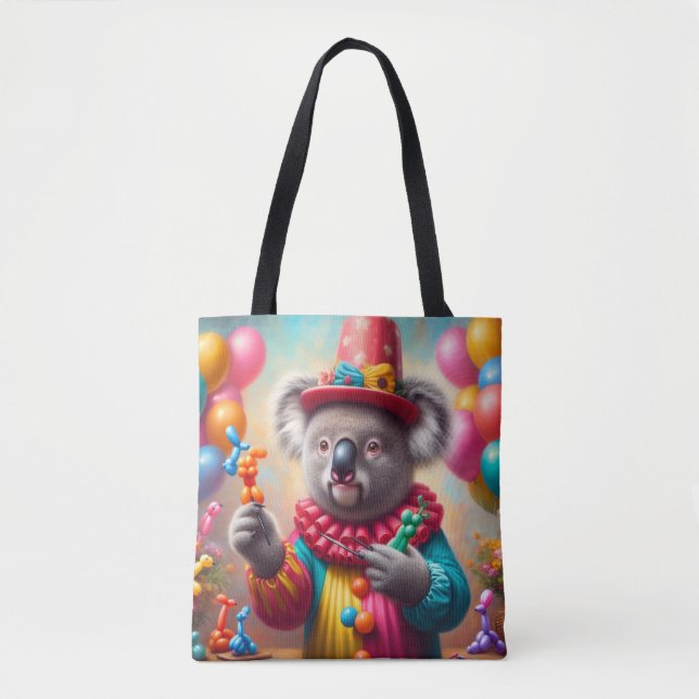 Koala Clown Tote Bag (Front)