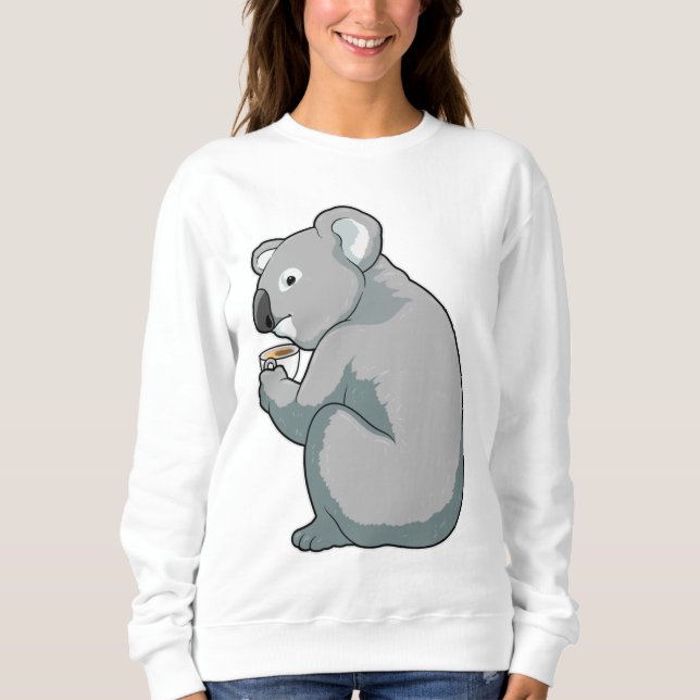 Koala Coffee Cup Sweatshirt (Front)