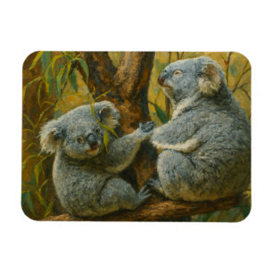 Koala Companions – Realistic Wildlife Pair Magnet