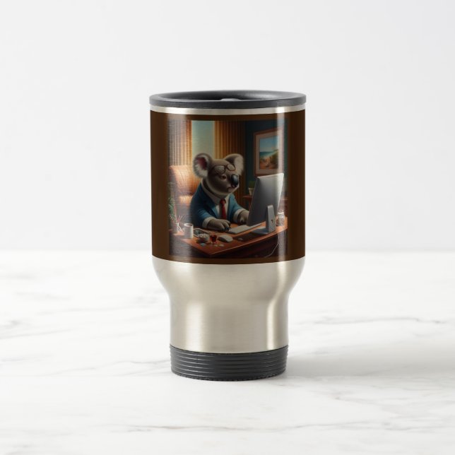 Koala Computer Travel Mug (Center)
