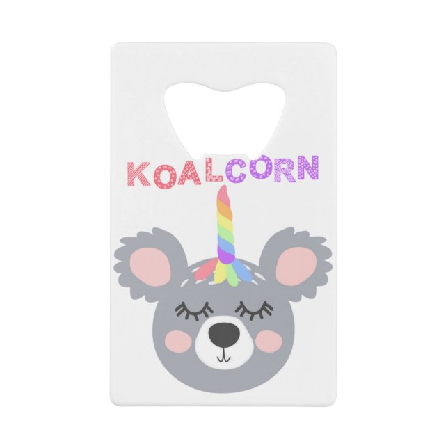 koala corn bear with rainbow horn Cool Koala (Front)