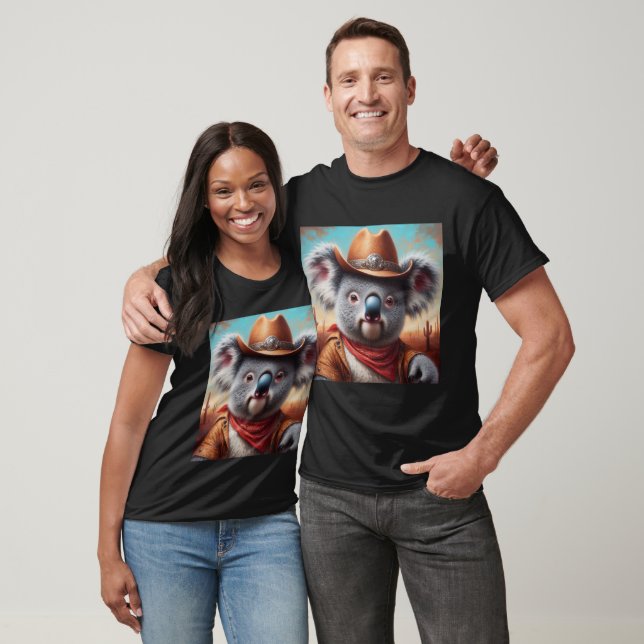 Koala Cowboy T-Shirt (Unisex)