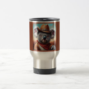 Koala Cowboy Travel Mug