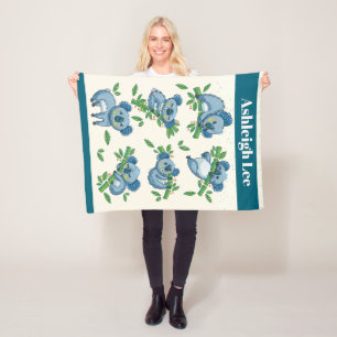 Koala Cuties Fleece Blanket