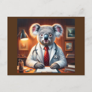 Koala Doctor Postcard