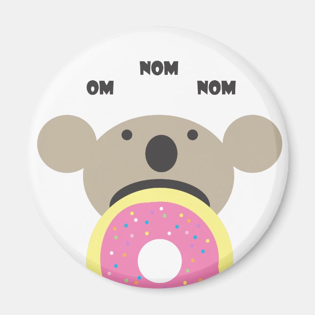 Koala Doughnut Diet Magnet (Front)