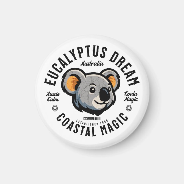 Koala Dream - Eucalyptus Wild Australia Magnet (Front)