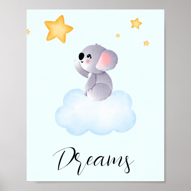 Koala Dreams Wall Art (Front)