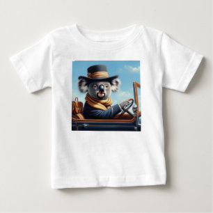 Koala Driving Baby T-Shirt