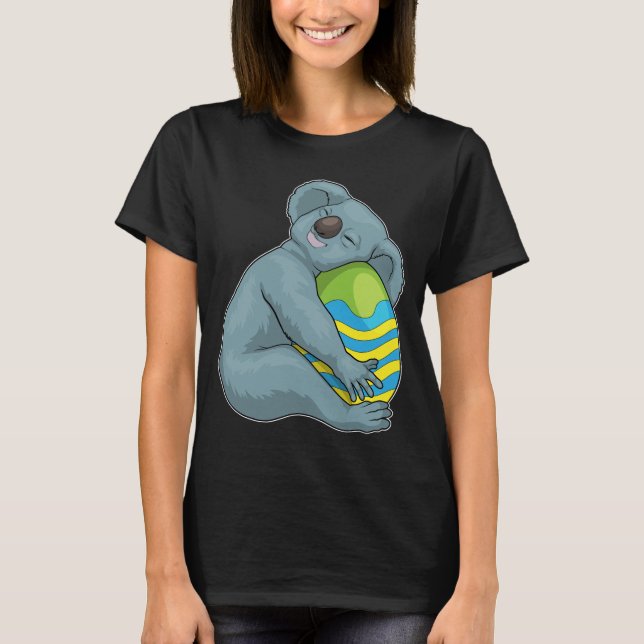 Koala Easter Easter egg Sleeping T-Shirt (Front)
