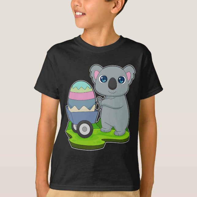 Koala Easter Easter egg Wheelbarrow T-Shirt (Front)