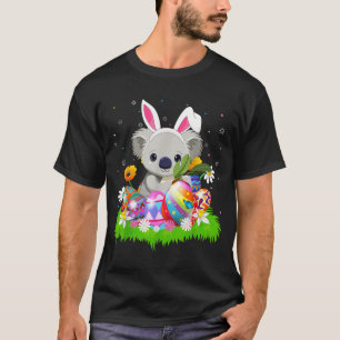 Koala Easter Egg Hunt Bunny Ear Koala Easter Sunda T-Shirt