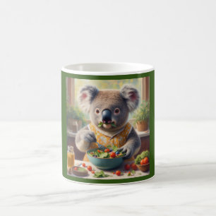 Koala Eating Salad Coffee Mug
