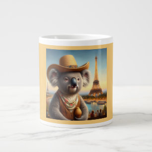 Koala Eiffel Tower Large Coffee Mug