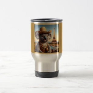 Koala Eiffel Tower Travel Mug