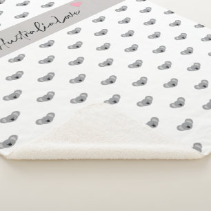 "Koala Embrace" #AustraliaLove Charity Baby Cosy B Sherpa Blanket