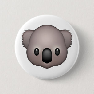 Koala - Emoji 6 Cm Round Badge