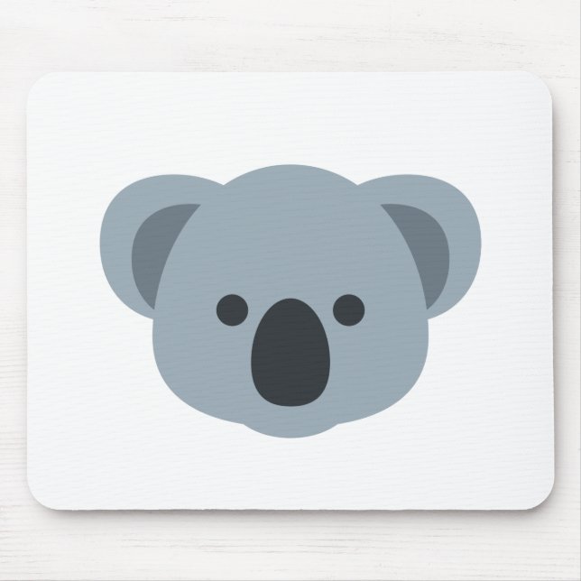 Koala emoji mouse mat (Front)