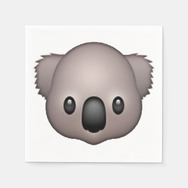 Koala - Emoji Napkin (Front)