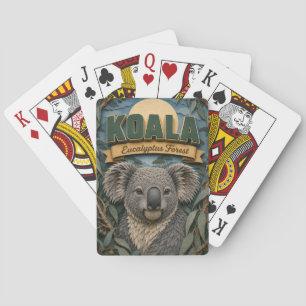 Koala Eucalyptus Forest POPCUT Playing Cards