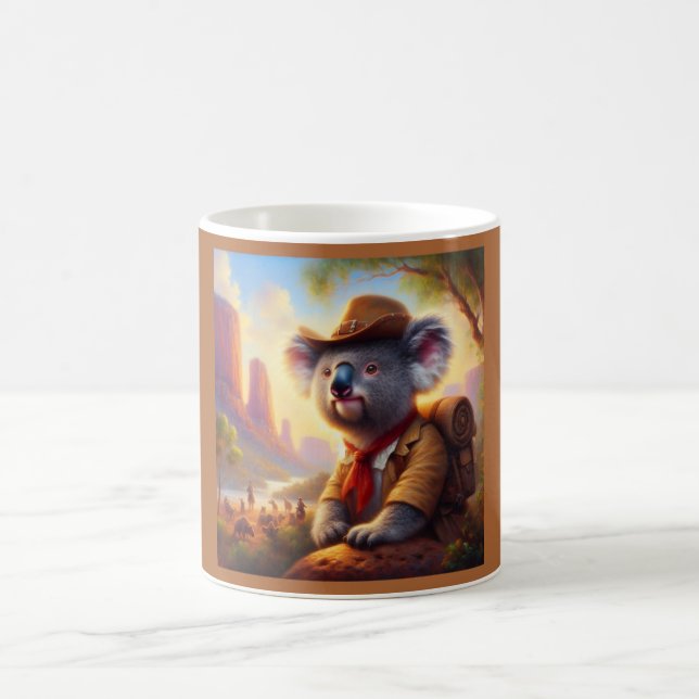 Koala Explorer Coffee Mug (Center)