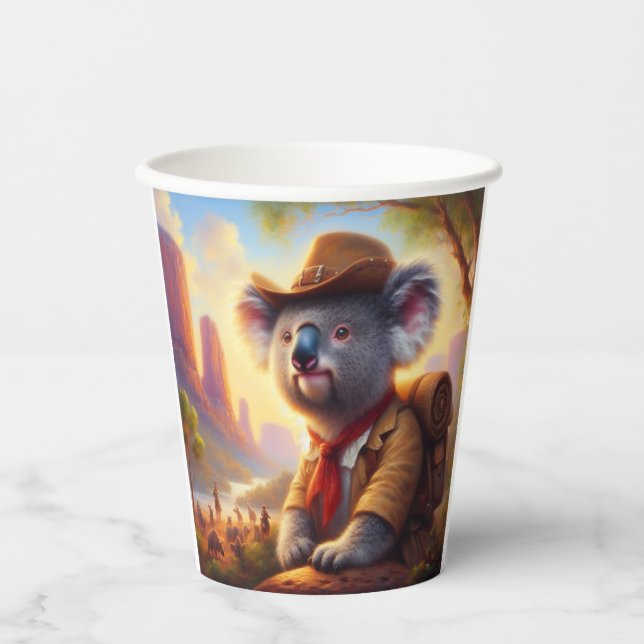 Koala Explorer Paper Cups (Front)