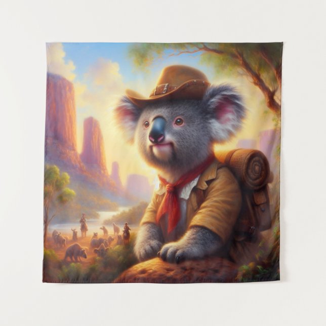 Koala Explorer Tapestry (Front)