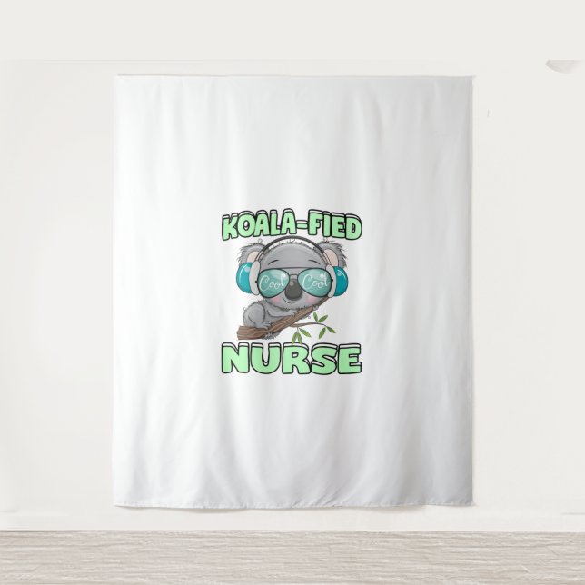 Koala-fied Nurse  Tapestry (Front)