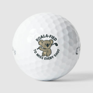 Koala-Fied to Miss Every Shot Golf Ball