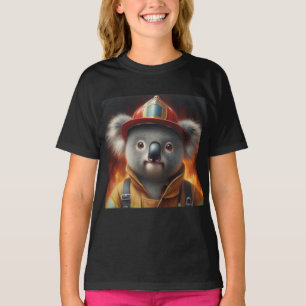 Koala Firefighter T-Shirt