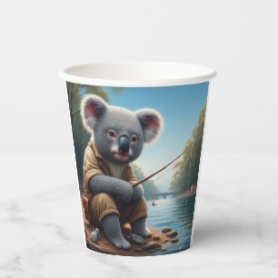 Koala Fishing Paper Cups