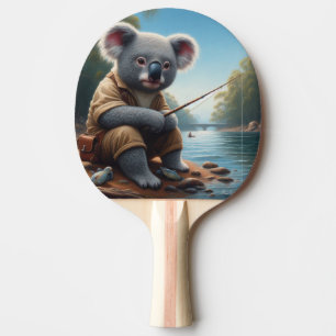 Koala Fishing Ping Pong Paddle