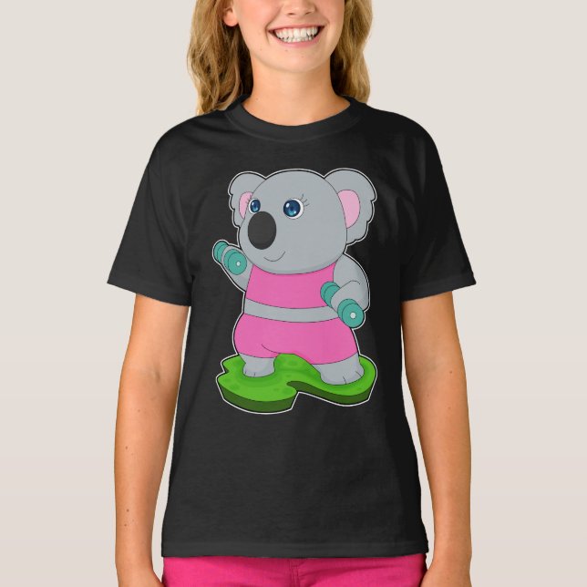 Koala Fitness Dumbbell T-Shirt (Front)