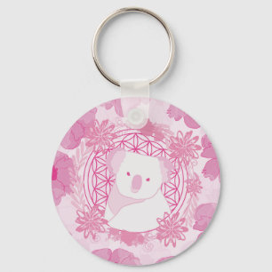 Koala Flower of life Key Ring