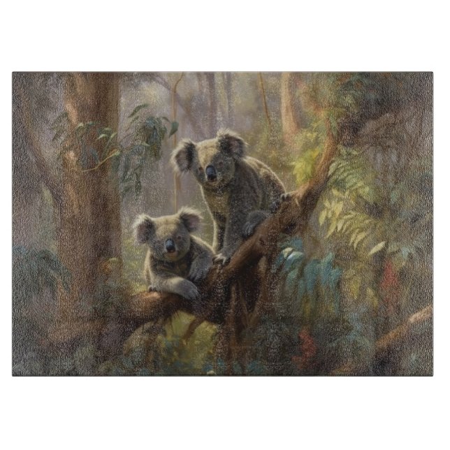 Koala Forest Dreams  Cutting Board (Front)