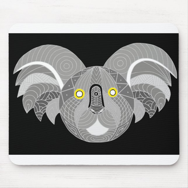 Koala Genuine Aboriginal Art Mouse Mat (Front)