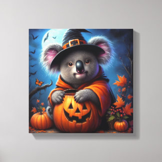 Koala Halloween Costume Canvas Print