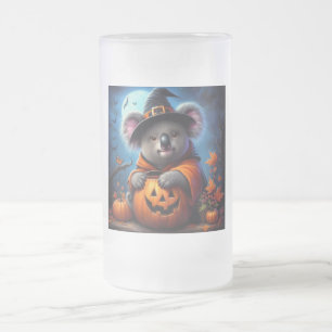 Koala Halloween Costume Frosted Glass Beer Mug