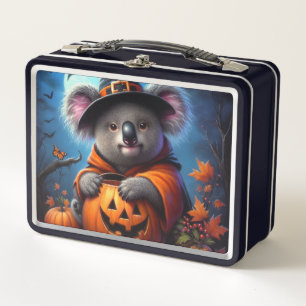 Koala Halloween Costume Metal Lunch Box