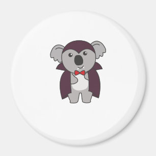 Koala Halloween Cute Devil Kids Vampire Costume Magnet