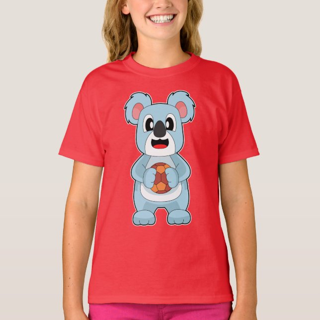 Koala Handball player Handball T-Shirt (Front)