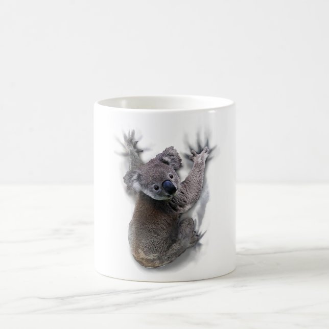 Koala Hang On Back Cute Bear Australia Animal Coffee Mug (Center)
